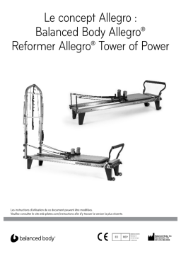 Balanced Body Allegro Tower Manuel utilisateur