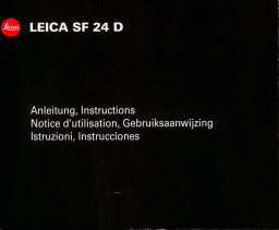 LEICA SF 24D : Manuel d'Utilisateur | AI Chat & PDF