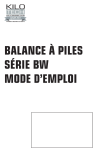 CAS BW-6, BW-15, BW-30, BW-60, BW-150 : Mode d'emploi + Chat IA