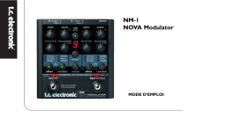 TC Electronic NOVA Modulator Manuel utilisateur