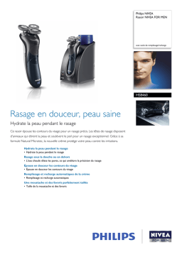 Philips NIVEA FOR MEN HS8460 Manuel utilisateur