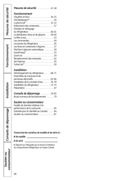 Réfrigérateur GE : Manuel + Chat IA