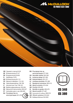 McCulloch CS 340 Manuel utilisateur