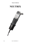 Inelco Neutrix Rev 5 Manuel utilisateur