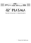 Phocus PDP 42 &Eacute;cran Plasma: Chat IA &amp; PDF