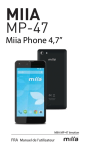 Miia Phone MP-47 Manuel de l'Utilisateur + AI Chat &amp; PDF