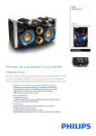 Philips FWP3200D Minicha&icirc;ne Hi-Fi + Chat IA et PDF
