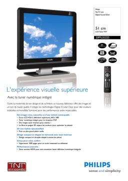 Philips 20PFL5522D/12: Assistance IA et PDF