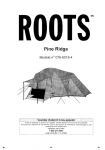 ROOTS Pine Ridge 076-6018-4 Manuel utilisateur