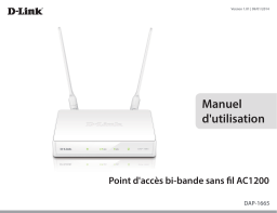 D-Link AC1200 DAP-1665 Manuel utilisateur