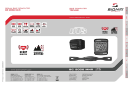 Sigma DTS BC 2006 MHR Manuel utilisateur