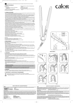 CALOR SF4412 Calor Forelite Manuel utilisateur