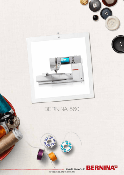 BERNINA B 560 : Mode d'emploi + Chat IA & Téléchargement PDF