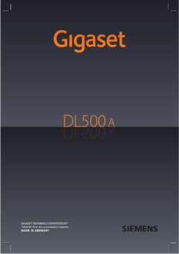 Gigaset DL500 A Manuel utilisateur