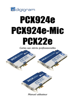 PCX924e, PCX924e-Mic, PCX22e: Manuel Utilisateur + Chat IA