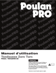 PoulanPro P46ZX 967330901-00 Manuel utilisateur