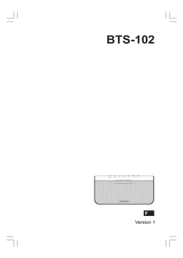 SANGEAN BluPad BTS-102 Manuel d'utilisation | AI Chat