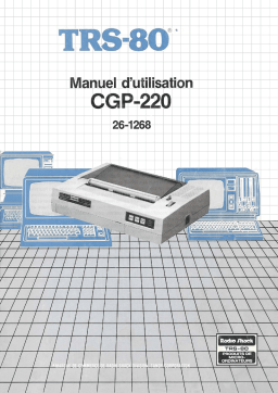 Guide d'utilisation Radio Shack CGP-220 | Chat IA & PDF