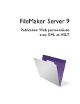 FileMaker Server 9 : Publication Web avec AI Chat &amp; PDF Download