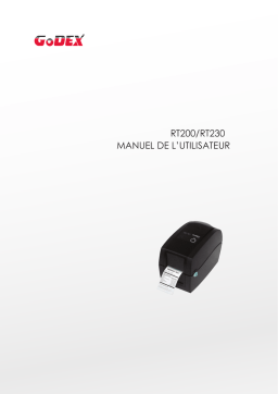 Godex RT200/RT230 Imprimantes | Chat IA & PDF Télécharger