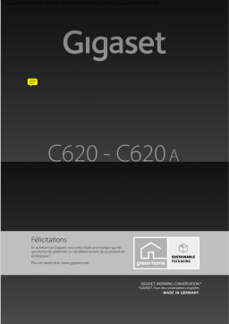 Gigaset C620 Manuel utilisateur