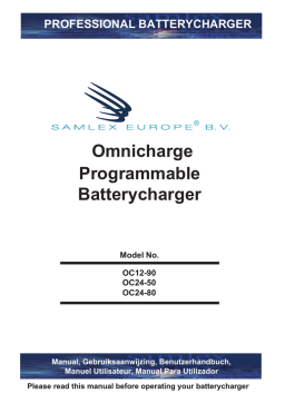 Samlex Omnicharge OC24-50 Manuel utilisateur