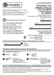 Utilitech #UC1009-BR2-12LF4-U : Chat IA et PDF