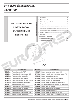 BE72TLL, BE72TLC Série 700: Manuel d'utilisation + IA