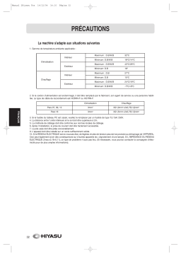 Hiyasu ASE 7T/9T/12T : Manuel utilisateur avec IA