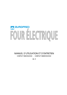 EUROFRED COMPACT 966D/966MD Manuel | AI Chat & PDF