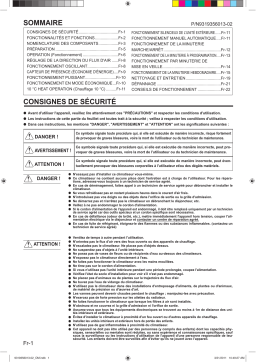 Fujitsu ASG12UI-LT split pared Inverter Manuel utilisateur