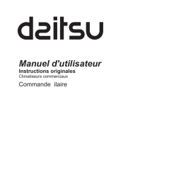 Daitsu ACD30KI-DB Manuel utilisateur