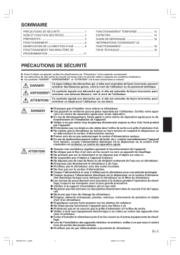 Fujitsu ASY50U_ACOND. SPLIT PARED Manuel utilisateur