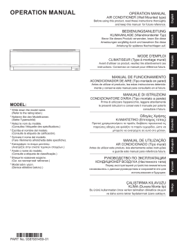 Fujitsu ASY80-KM split pared Inverter Manuel utilisateur