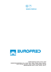 Eurofred THG 6 LOGO FARGGI SIN CESTAS Manuel utilisateur