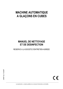 Manuel de nettoyage Machine à glaçons | AI Chat & PDF