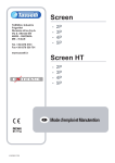 Tasselli SCREEN 4P TB H205 Manuel utilisateur