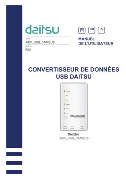 DAITSU ADV USB_CAMBUS Manuel Utilisateur | AI Chat