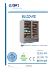 ISA BLIZZARD 3P helader&iacute;a Manuel utilisateur