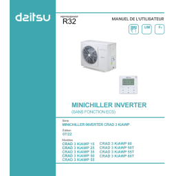 Manuel Daitsu Minichiller Inverter + Chat IA et PDF
