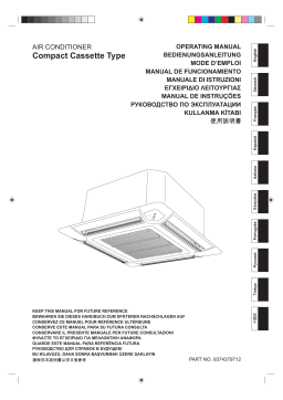 Fujitsu AUF24UIA-LV split cassette Inverter Manuel utilisateur