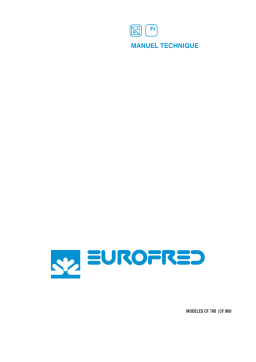 EUROFRED CF 700, CF 900 : Manuel Technique | AI Chat