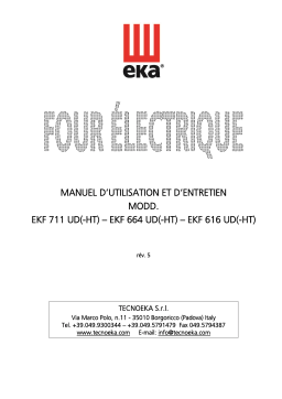 Eurofred EKF 711 UD (7 × GN1/1) eléctrico Manuel utilisateur