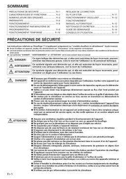 Climatiseur Manuel d'utilisateur + Chat IA & Téléchargement PDF