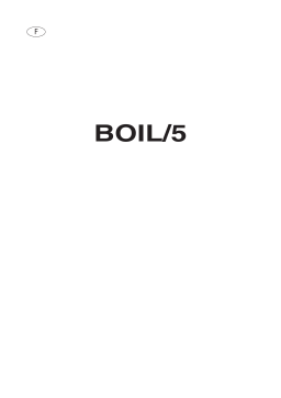 Carpigiani BOIL/5 Manuel d'utilisation | AI Chat & PDF