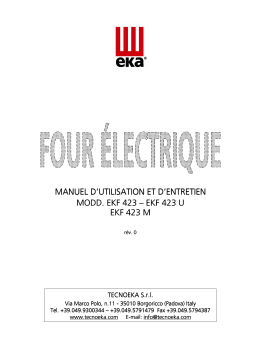 Eurofred HORNO EKF 423 M Manuel utilisateur