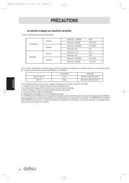 Daitsu ASD18T Manuel utilisateur