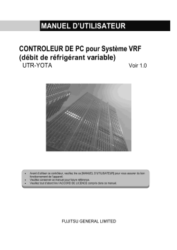 Manuel UTR-YOTA Contrôleur VRF PC + Chat IA & PDF