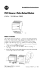 Allen-Bradley FLEX INTEGRA 4 RELAY OUTPUT MOD. Guide d'installation