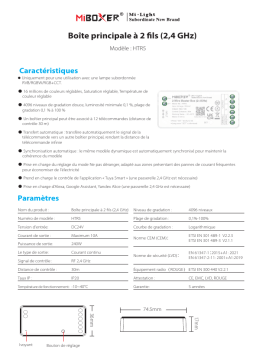 MiBoxer HTR5 Boîtier Principal LED : IA Chat & PDF